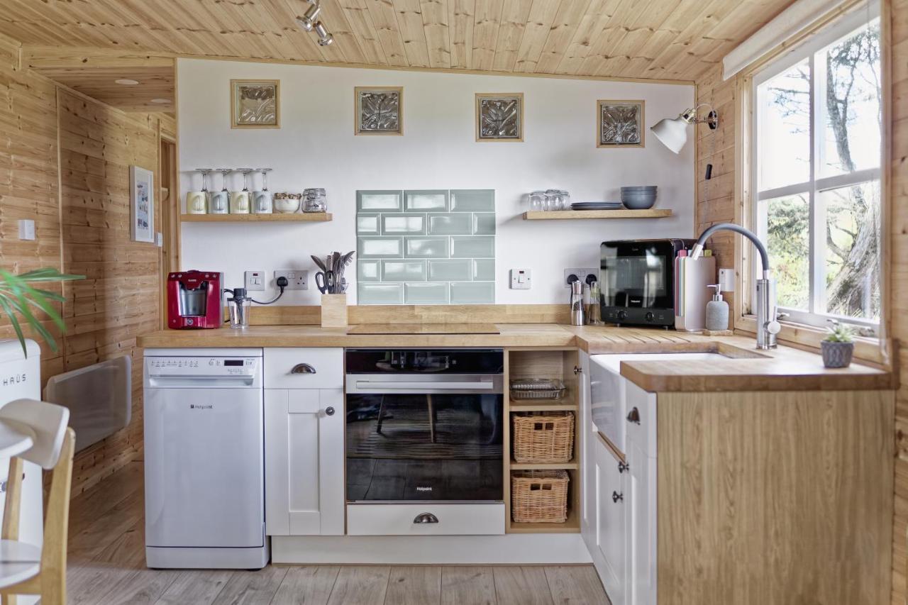 Scandi Cabin On A Hill, With Stunning Panoramic Views Ludgvan Exterior foto